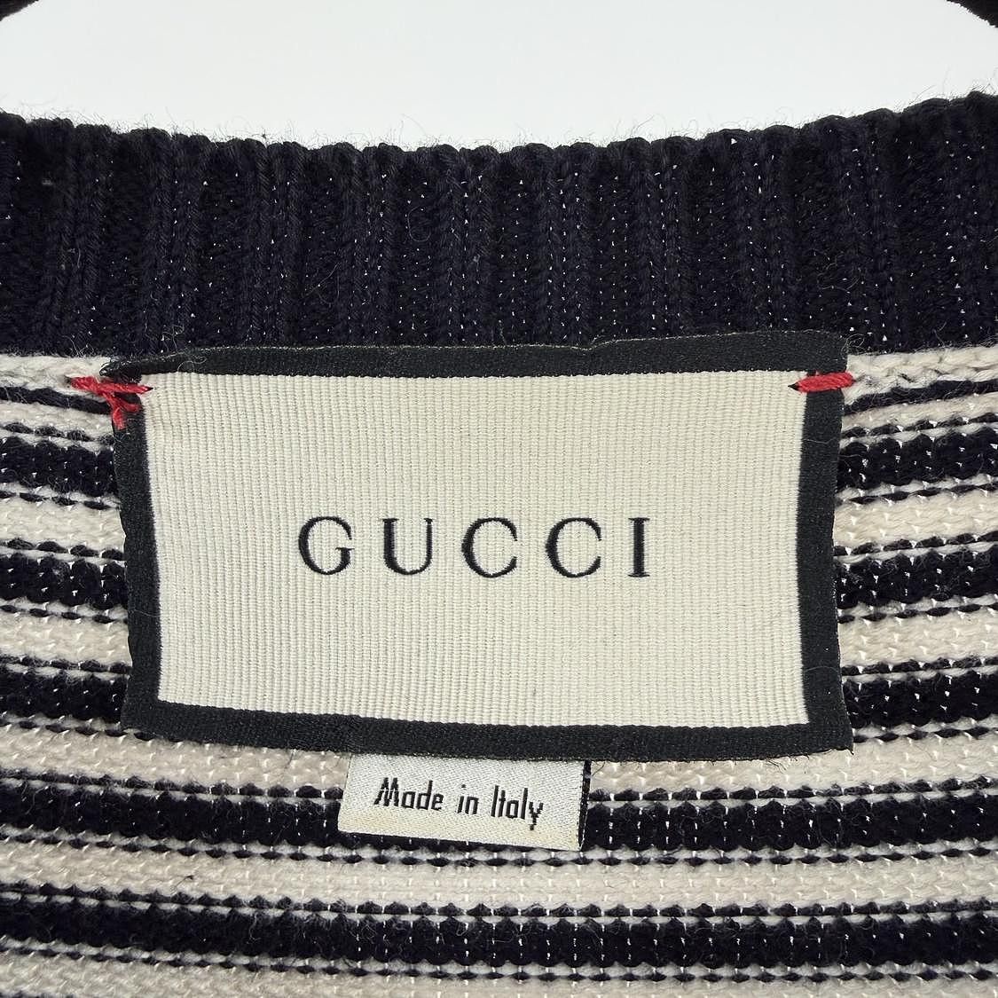 Gucci Gucci GG Logo Striped Sweater Size M Size US M / EU 48-50 / 2 - 3 Thumbnail