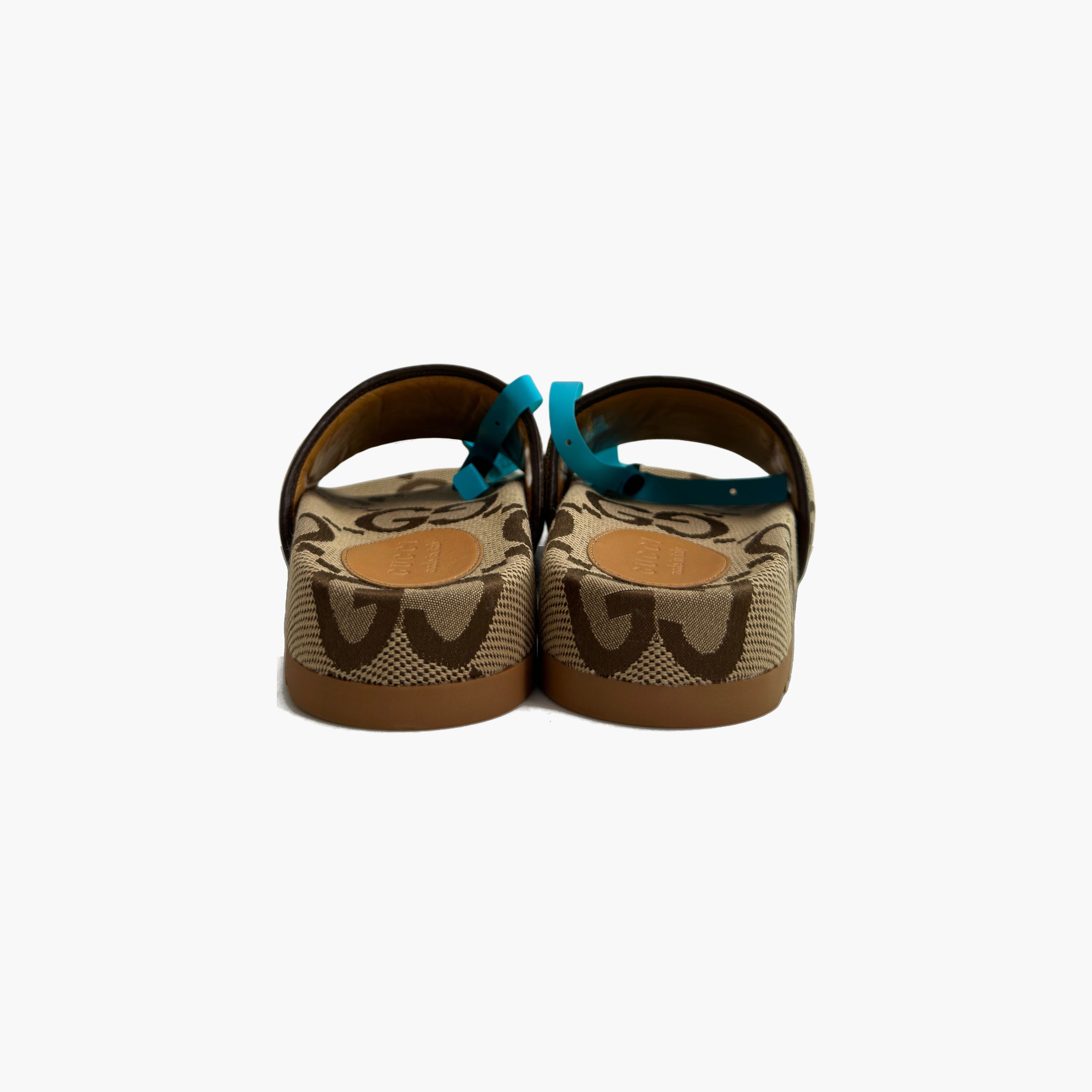 Gucci Gucci GG Monogram Canvas Slides Size 7 Size US 7 / EU 40 - 6 Thumbnail
