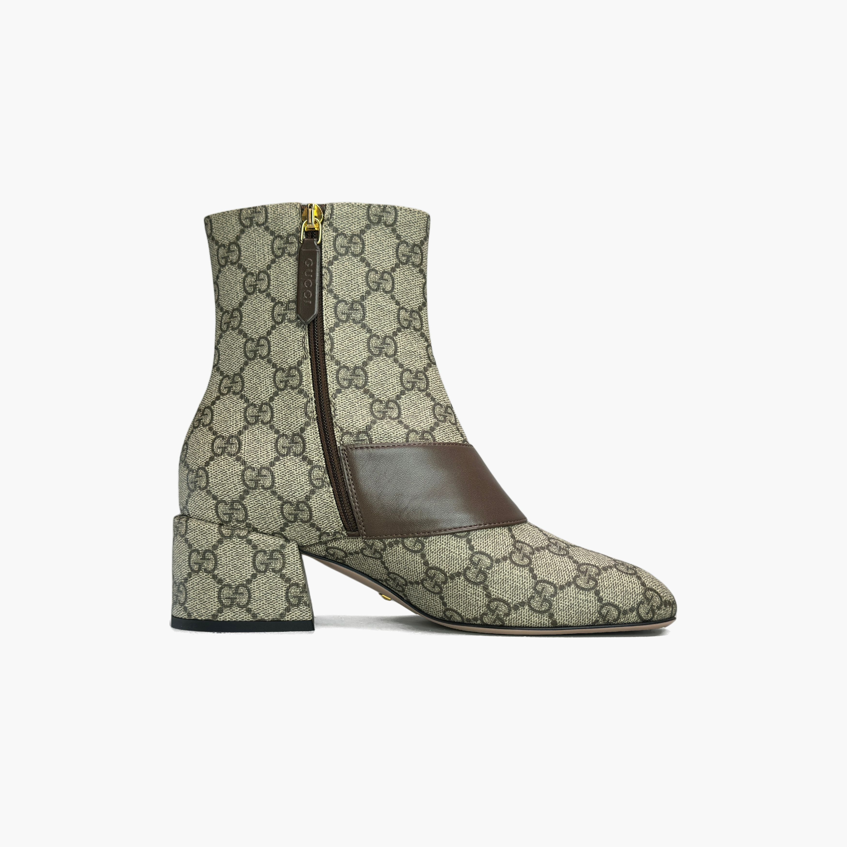 Gucci Gucci GG Supreme Blondie Boots Size 35.5 Size US 5.5 / IT 35.5 - 2 Thumbnail