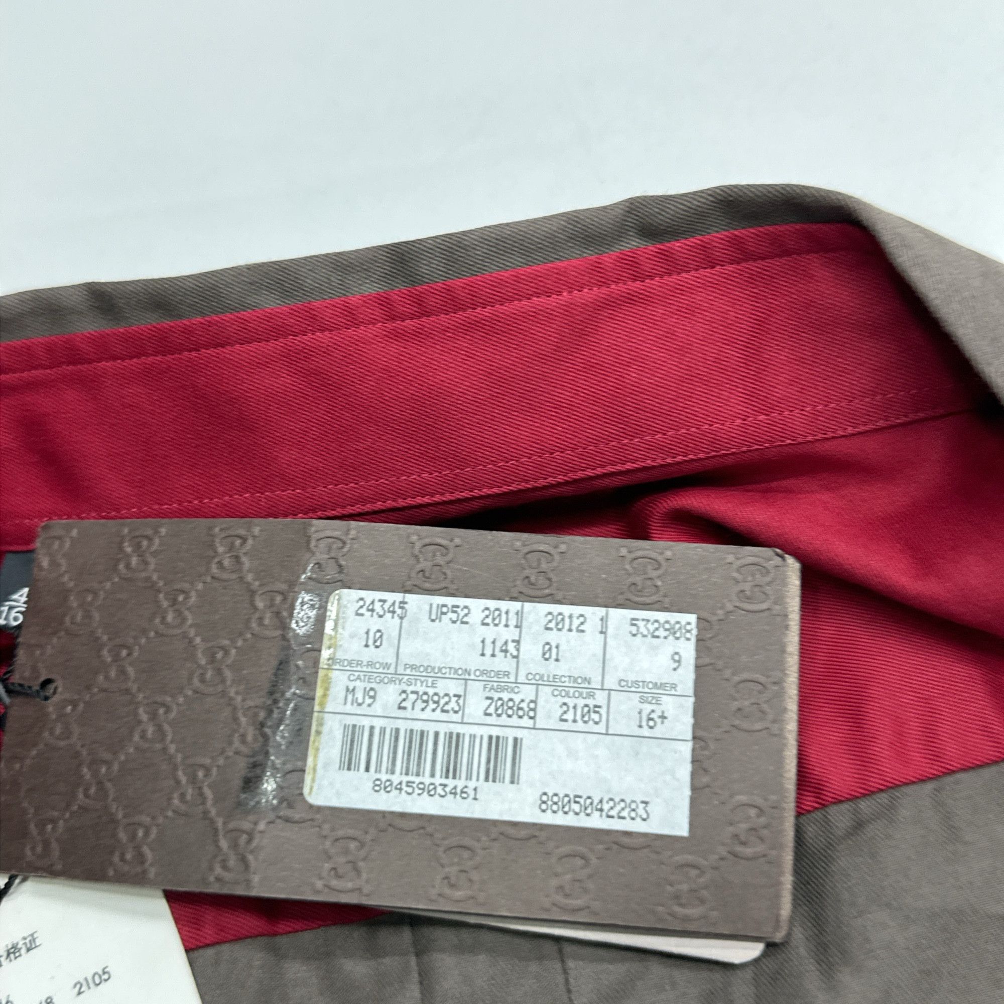 Gucci Gucci Contrast Trim Button Up Shirt Size L Size US XS / EU 42 / 0 - 6 Thumbnail