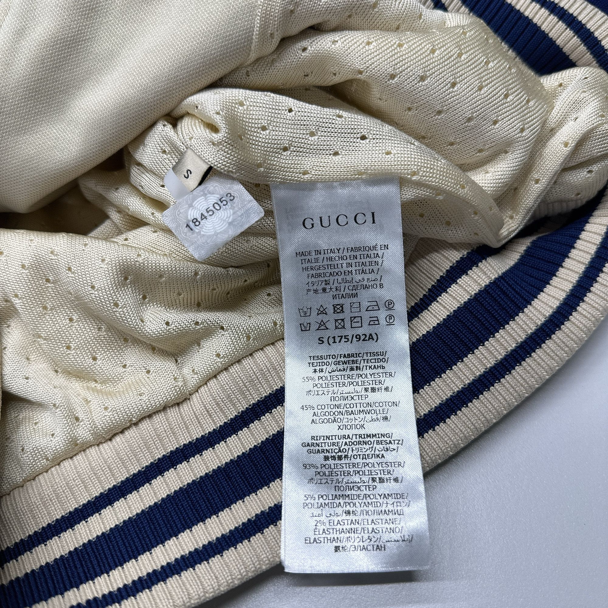 Gucci Gucci Logo Patch Track Jacket Size S Size US S / EU 44-46 / 1 - 4 Thumbnail