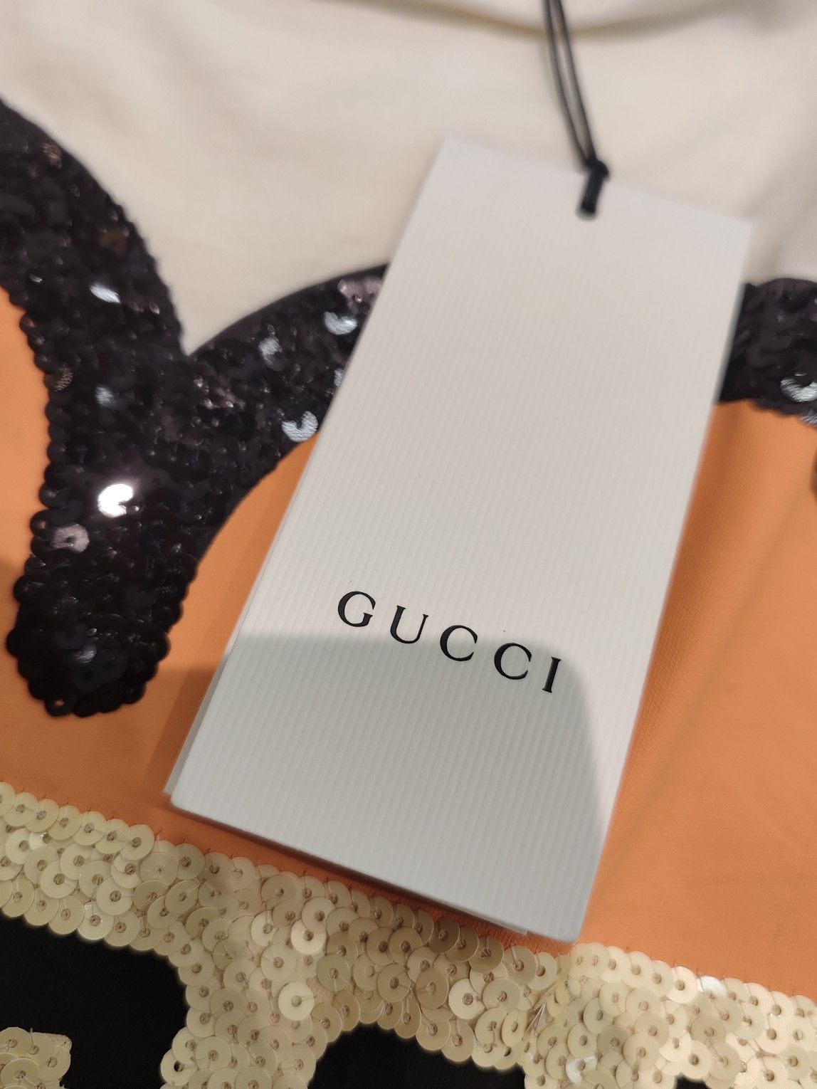 Gucci Gucci Heart Sequin T-Shirt Size S Size S / US 4 / IT 40 - 5 Thumbnail
