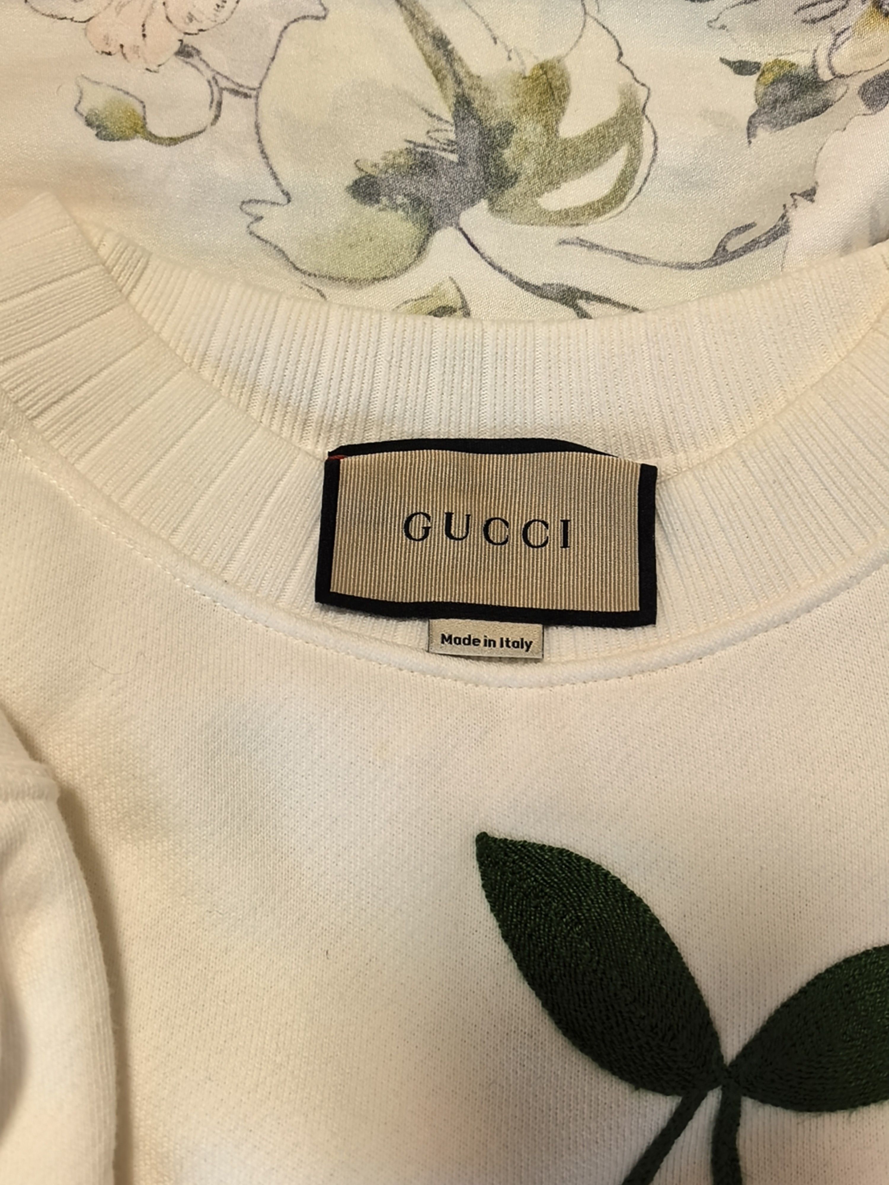 Gucci Gucci Embroidered Cherry Logo Sweatshirt Size L Size L / US 10 / IT 46 - 3 Thumbnail