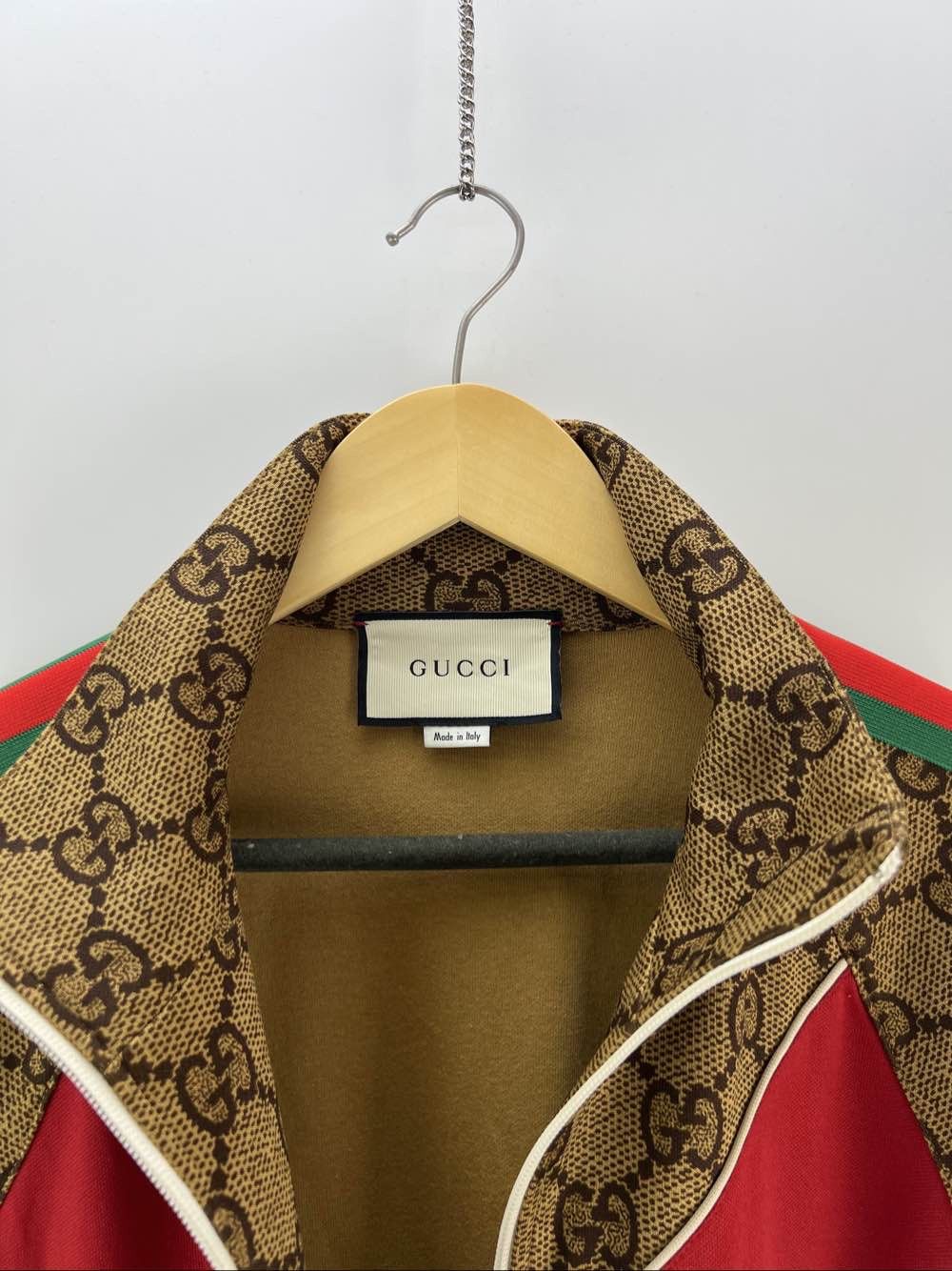Gucci Gucci GG Chevron Track Jacket Size L Size US L / EU 52-54 / 3 - 3 Thumbnail