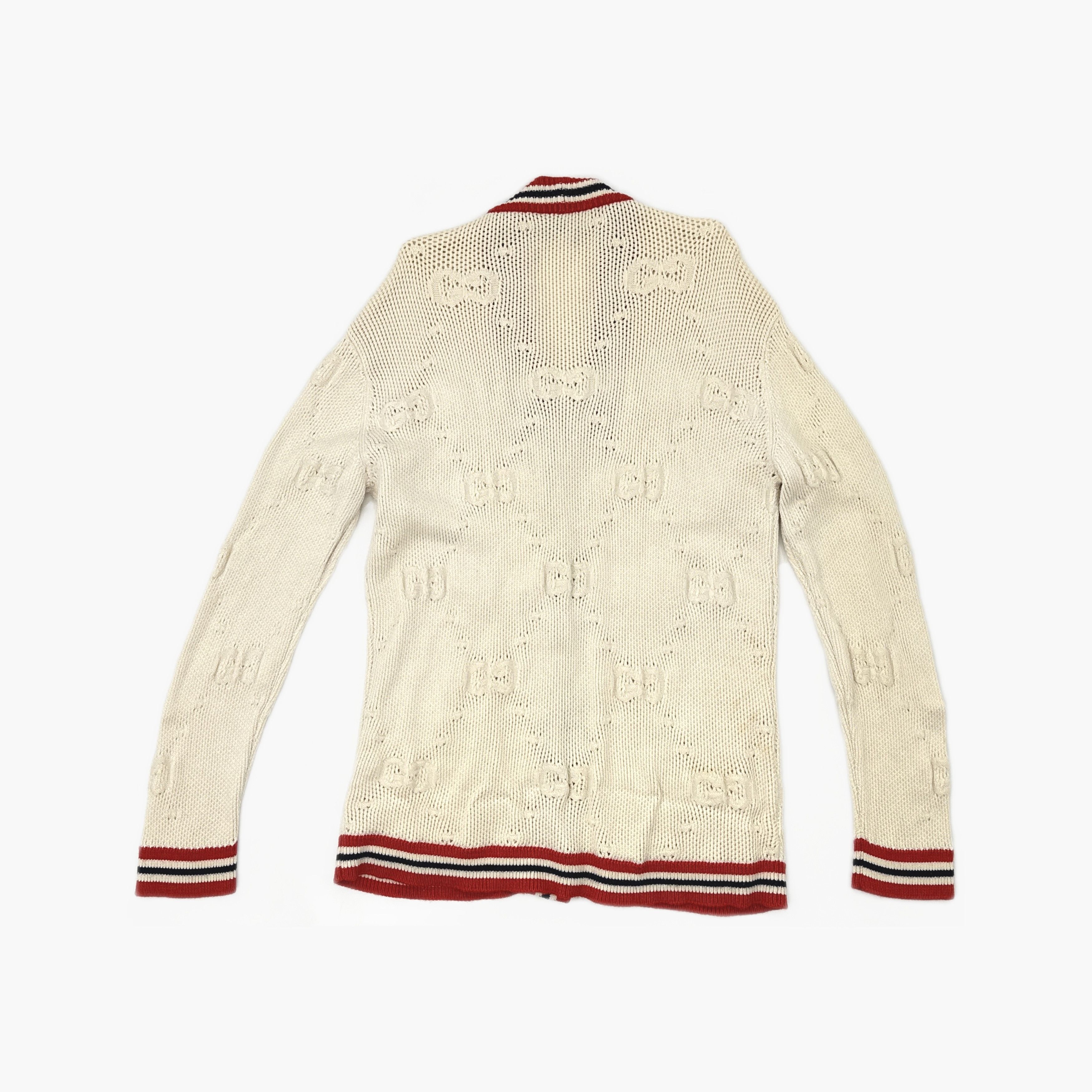 Gucci Gucci GG Logo Striped Cardigan Size M Size M / US 6-8 / IT 42-44 - 2 Thumbnail