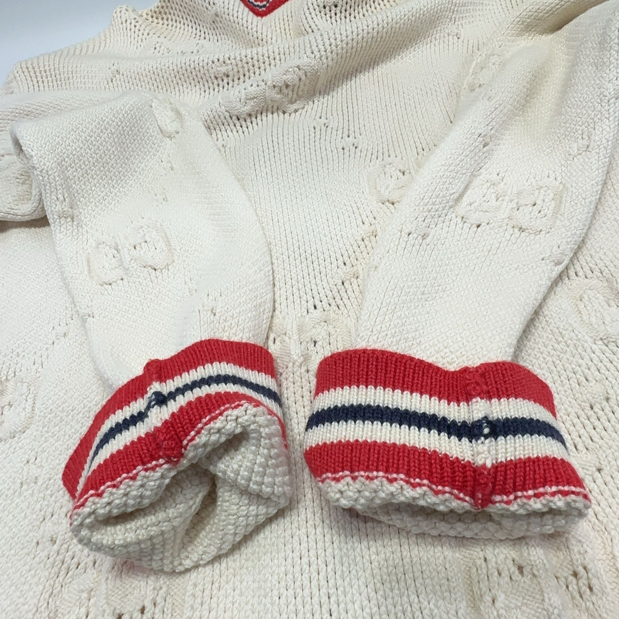 Gucci Gucci GG Logo Striped Cardigan Size M Size M / US 6-8 / IT 42-44 - 12 Thumbnail
