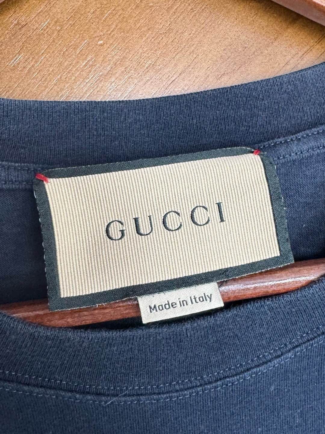 Gucci Gucci Firenze 1921 Logo T-Shirt Navy US S Size US S / EU 44-46 / 1 - 3 Thumbnail