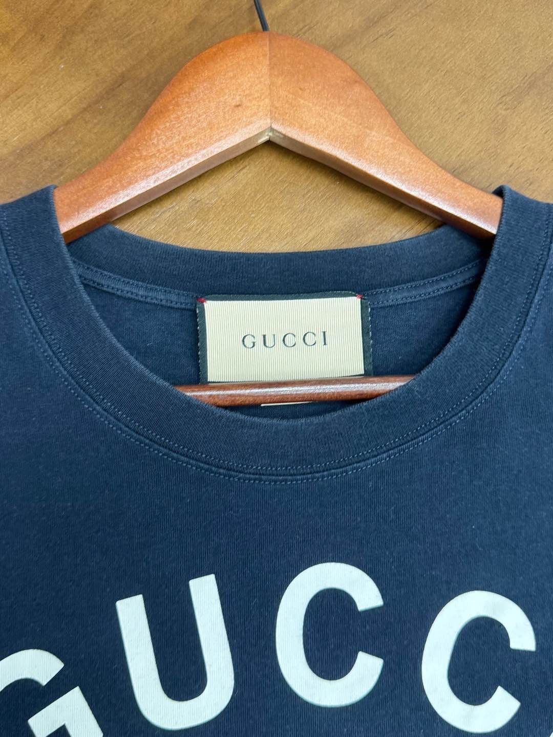 Gucci Gucci Firenze 1921 Logo T-Shirt Navy US S Size US S / EU 44-46 / 1 - 8 Thumbnail