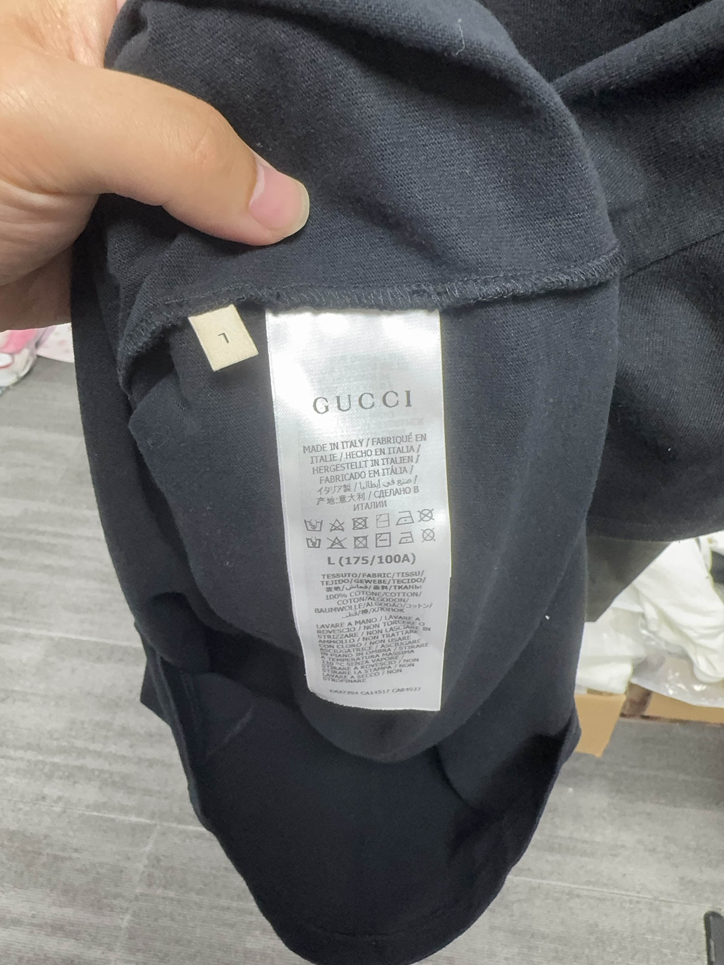 Gucci Gucci Rainbow Logo Graphic T-Shirt Black Size L Size US L / EU 52-54 / 3 - 4 Thumbnail