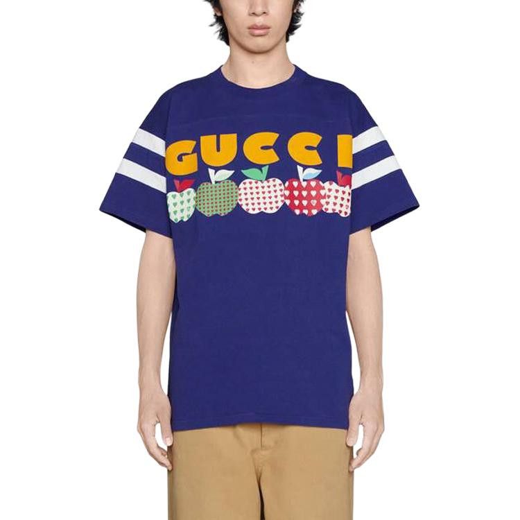 Gucci Gucci Apple Heart Print T-Shirt Size M Size US M / EU 48-50 / 2 - 8 Thumbnail