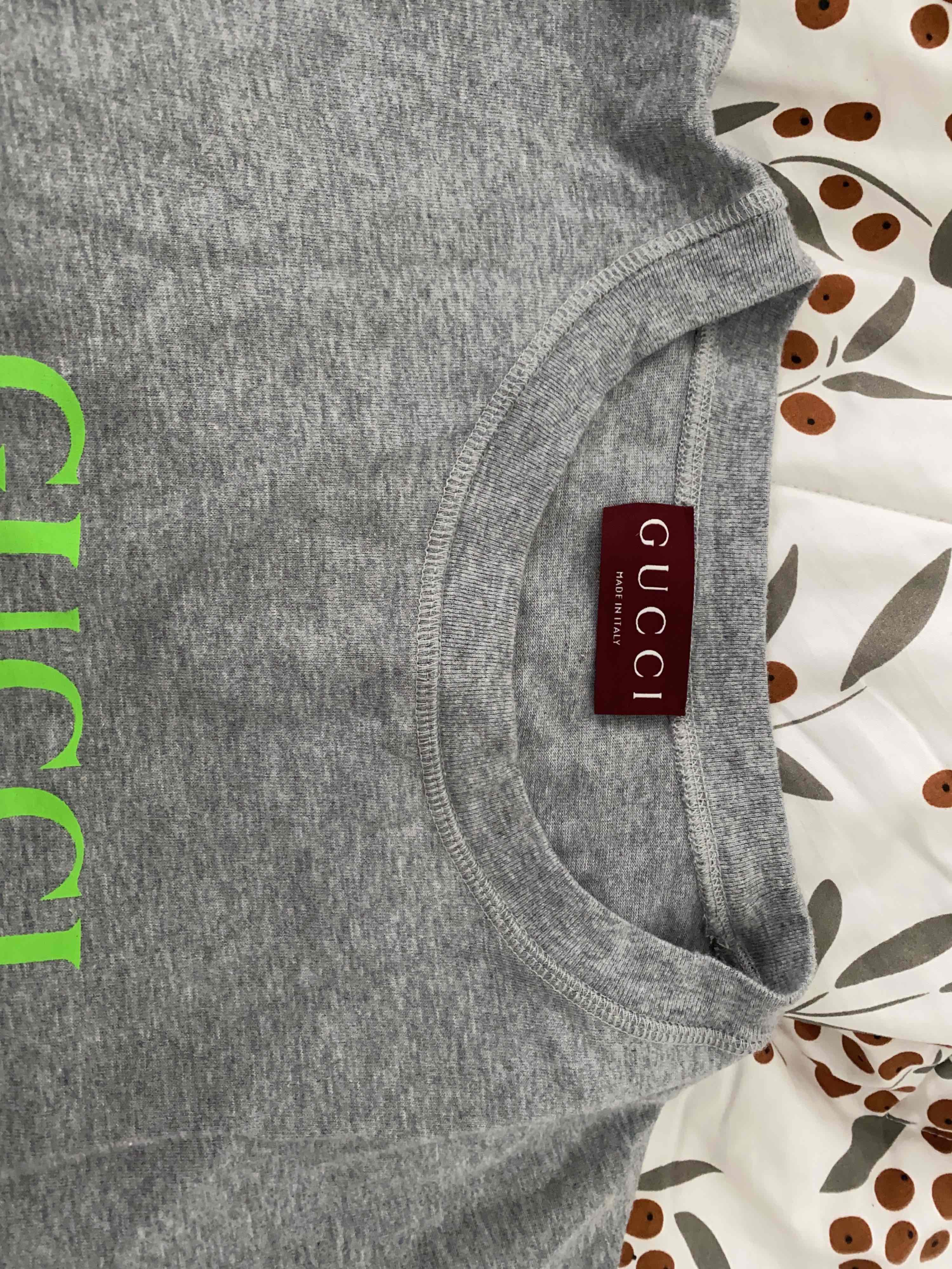 Gucci Gucci Logo Graphic T-Shirt Size M Size US M / EU 48-50 / 2 - 6 Thumbnail