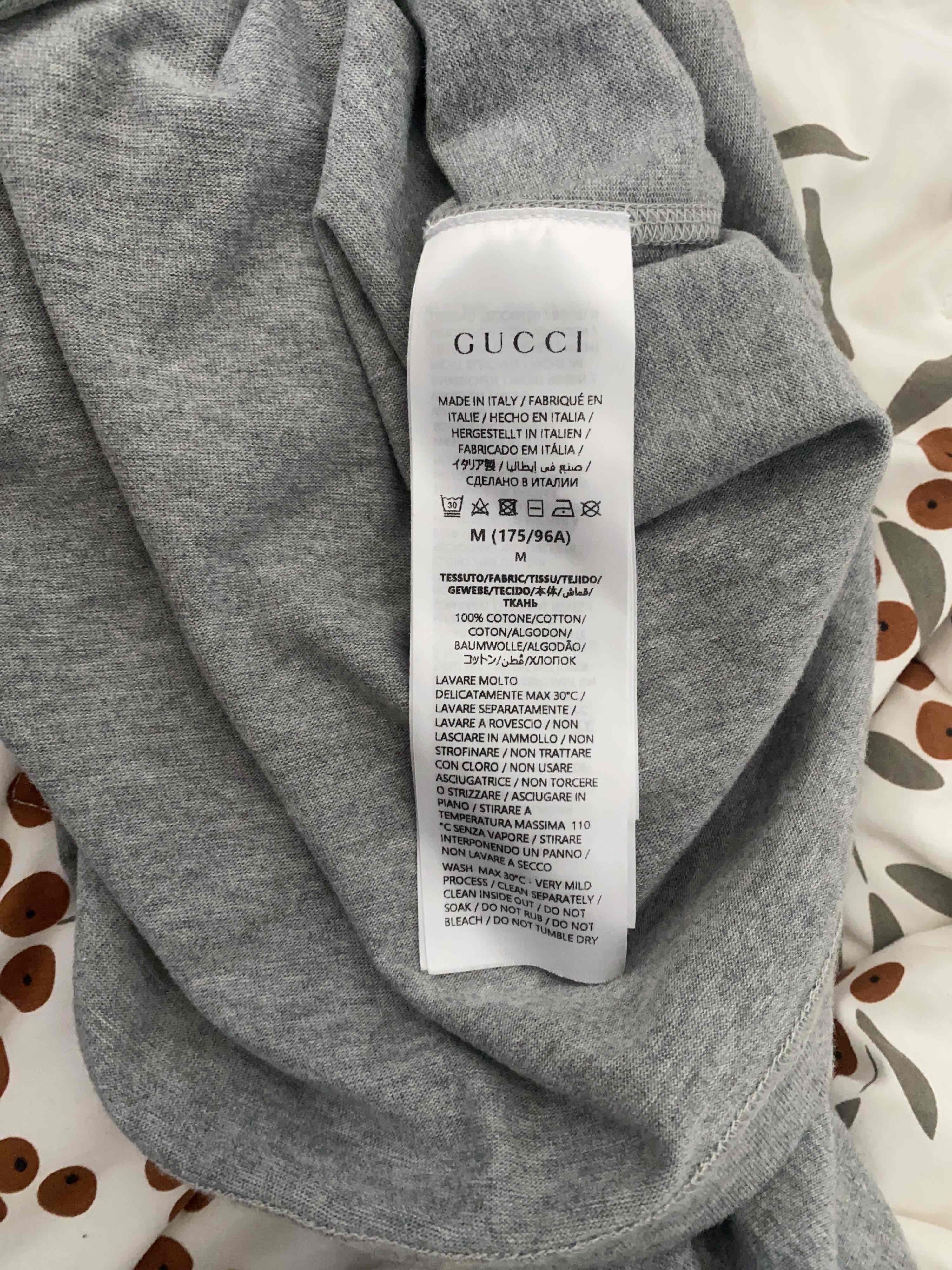 Gucci Gucci Logo Graphic T-Shirt Size M Size US M / EU 48-50 / 2 - 4 Thumbnail
