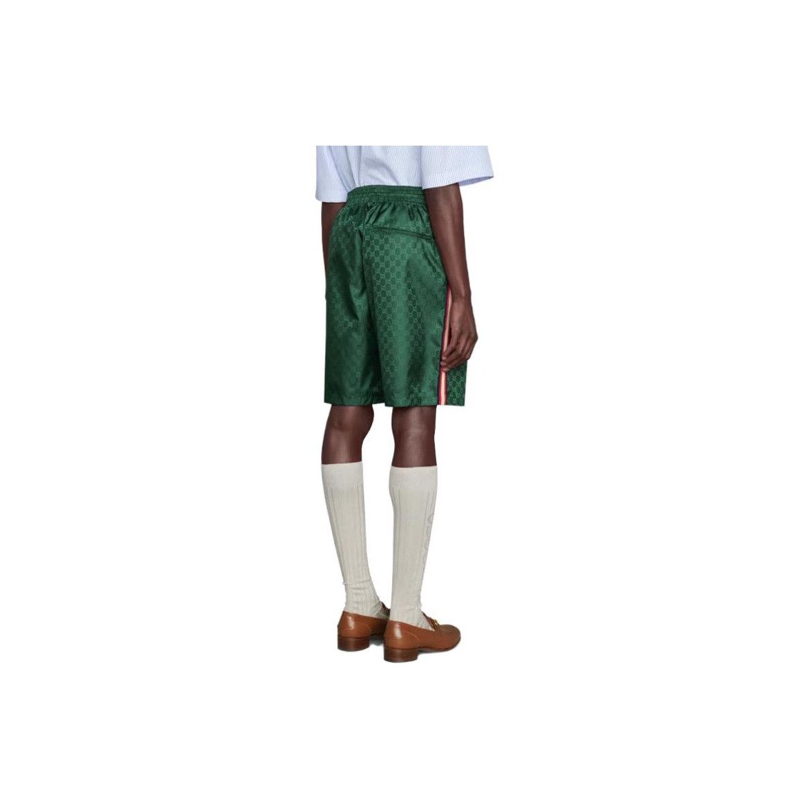 Gucci Gucci GG Monogram Side Stripe Shorts Size 30 Size US 30 / EU 46 - 7 Thumbnail