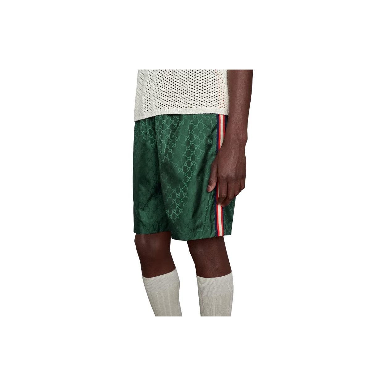 Gucci Gucci GG Monogram Side Stripe Shorts Size 30 Size US 30 / EU 46 - 6 Thumbnail