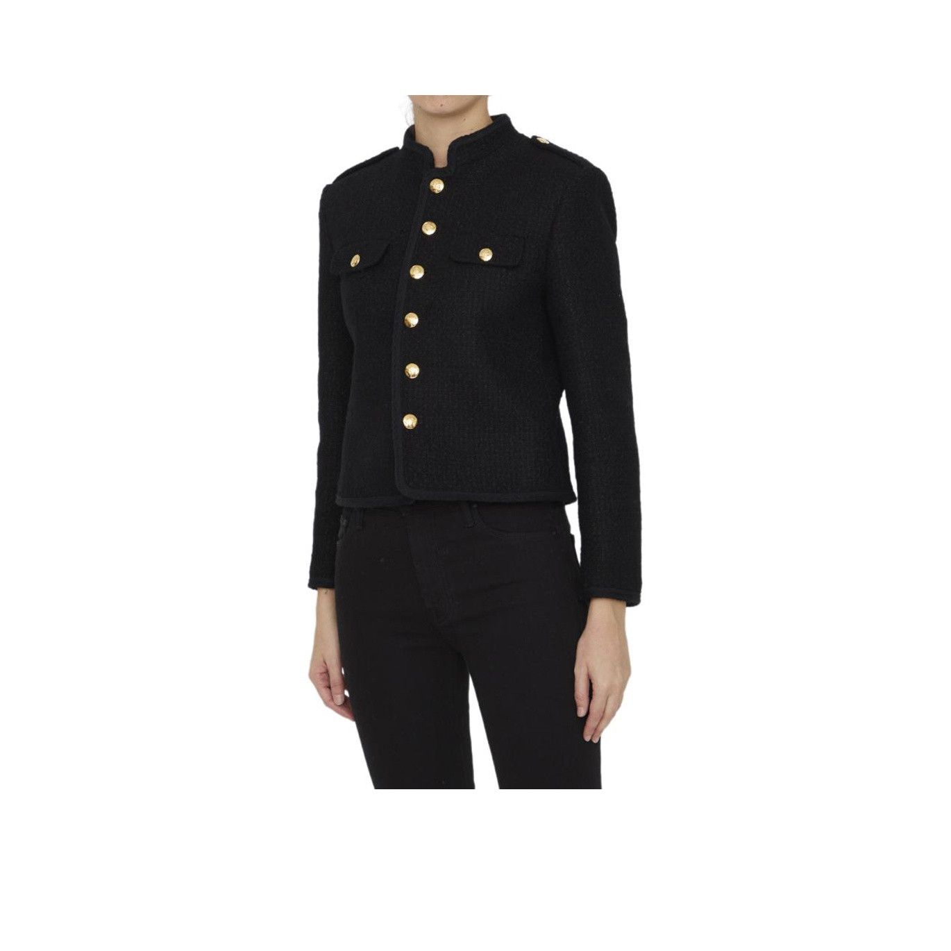 Celine CELINE Gold Button Wool Blend Jacket Size 36 Size XS / US 0-2 / IT 36-38 - 7 Thumbnail