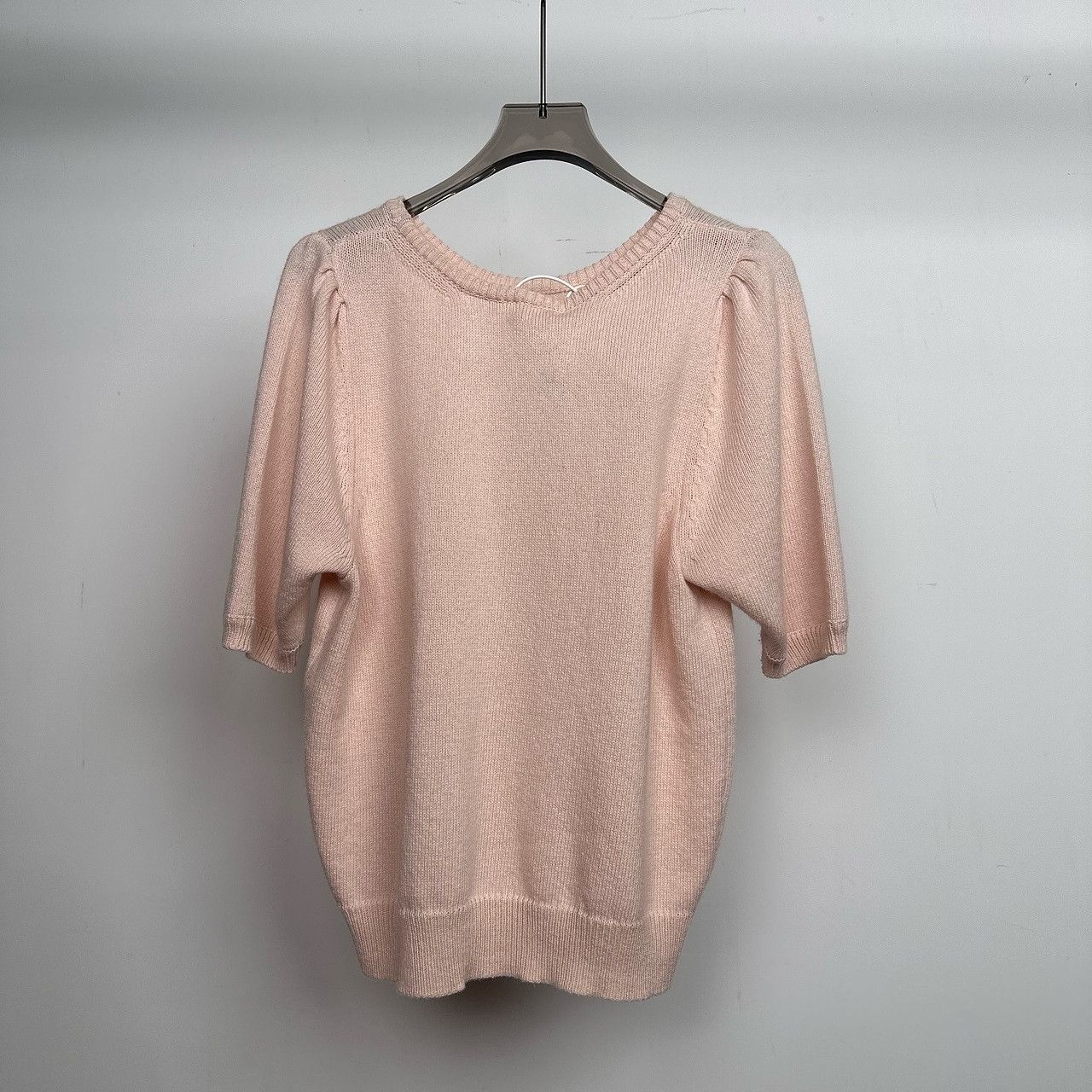 Celine Celine Triomphe Logo Cashmere Sweater Pink Size S Size S / US 4 / IT 40 - 6 Thumbnail