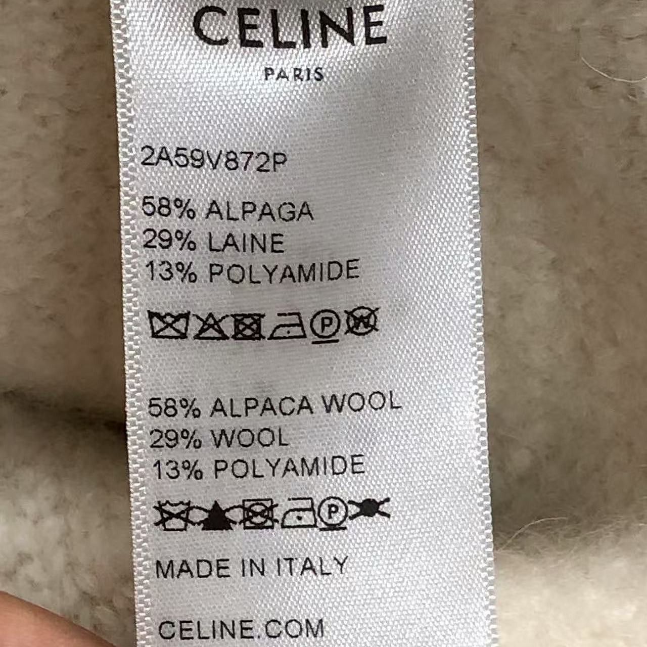 Celine Celine Alpaca Wool Blend Knit Jacket Size M Size M / US 6-8 / IT 42-44 - 5 Thumbnail