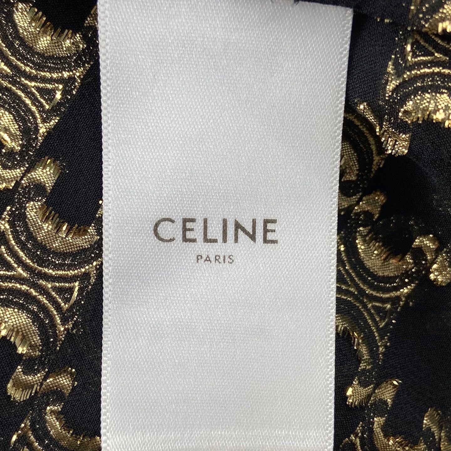 Celine Celine Triomphe Metallic Silk Shirt Size 38 Size S / US 4 / IT 40 - 4 Thumbnail