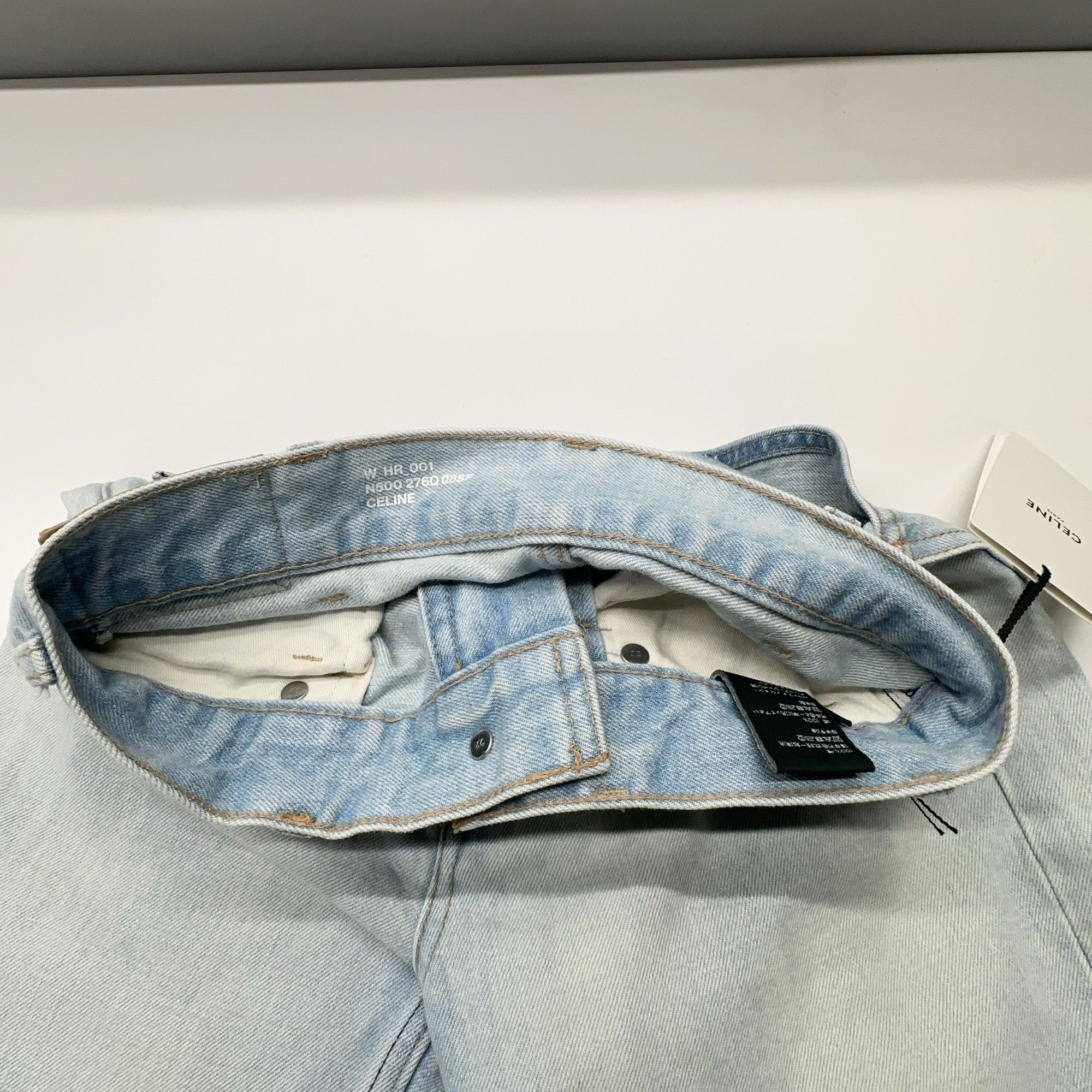 Celine Celine Light Wash Straight Leg Jeans Size 25 Size 25" / US 0 / IT 36 - 7 Thumbnail