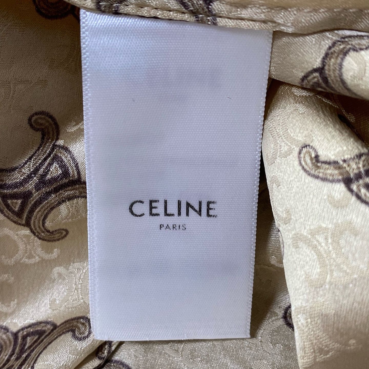 Celine Celine Triomphe Silk Tie-Neck Blouse Size 34 Size XS / US 0-2 / IT 36-38 - 5 Thumbnail