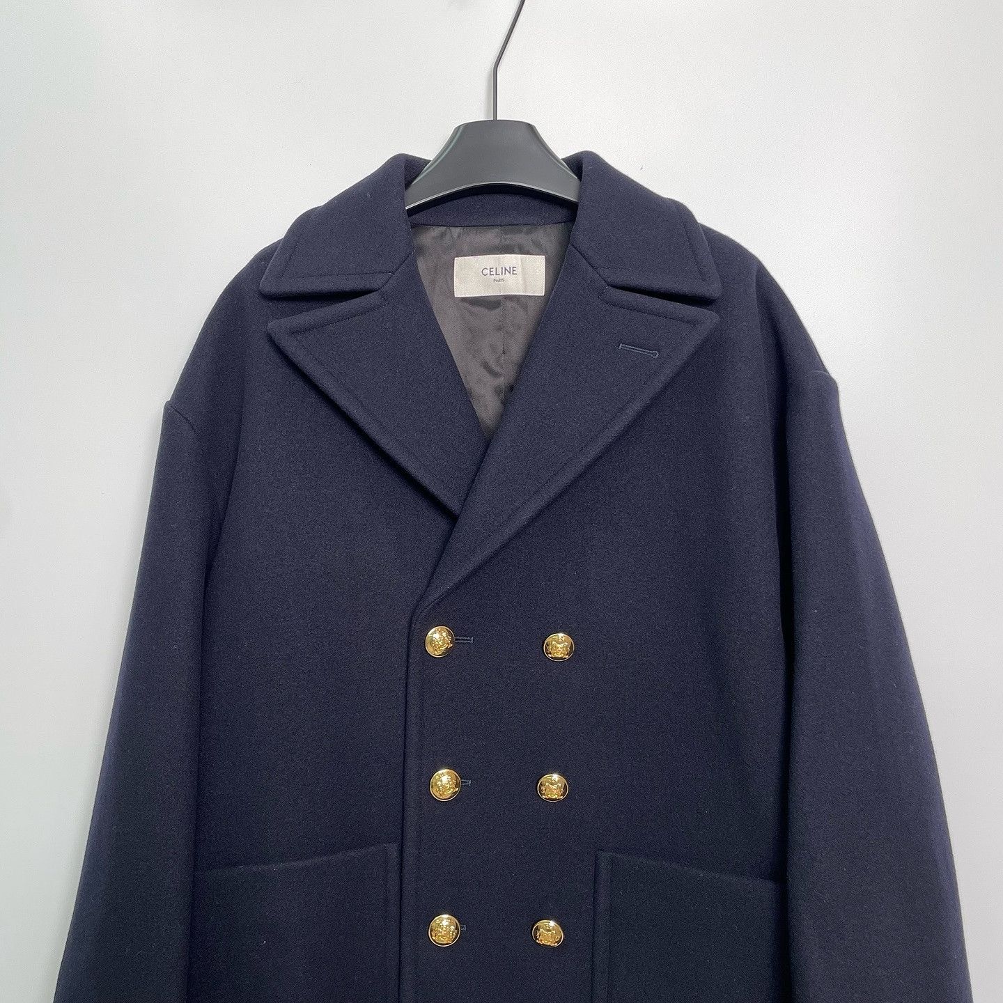 Celine Celine Wool Double-Breasted Coat Size 36 Size XS / US 0-2 / IT 36-38 - 5 Thumbnail