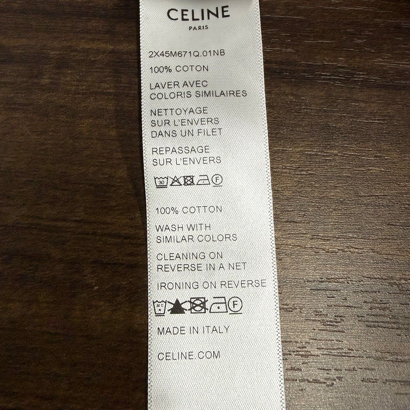 Celine Celine Logo Print Ringer T-Shirt Size S Size US S / EU 44-46 / 1 - 4 Thumbnail