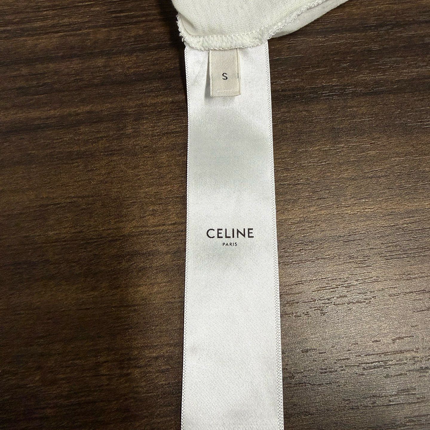 Celine Celine Logo Print Ringer T-Shirt Size S Size US S / EU 44-46 / 1 - 7 Thumbnail