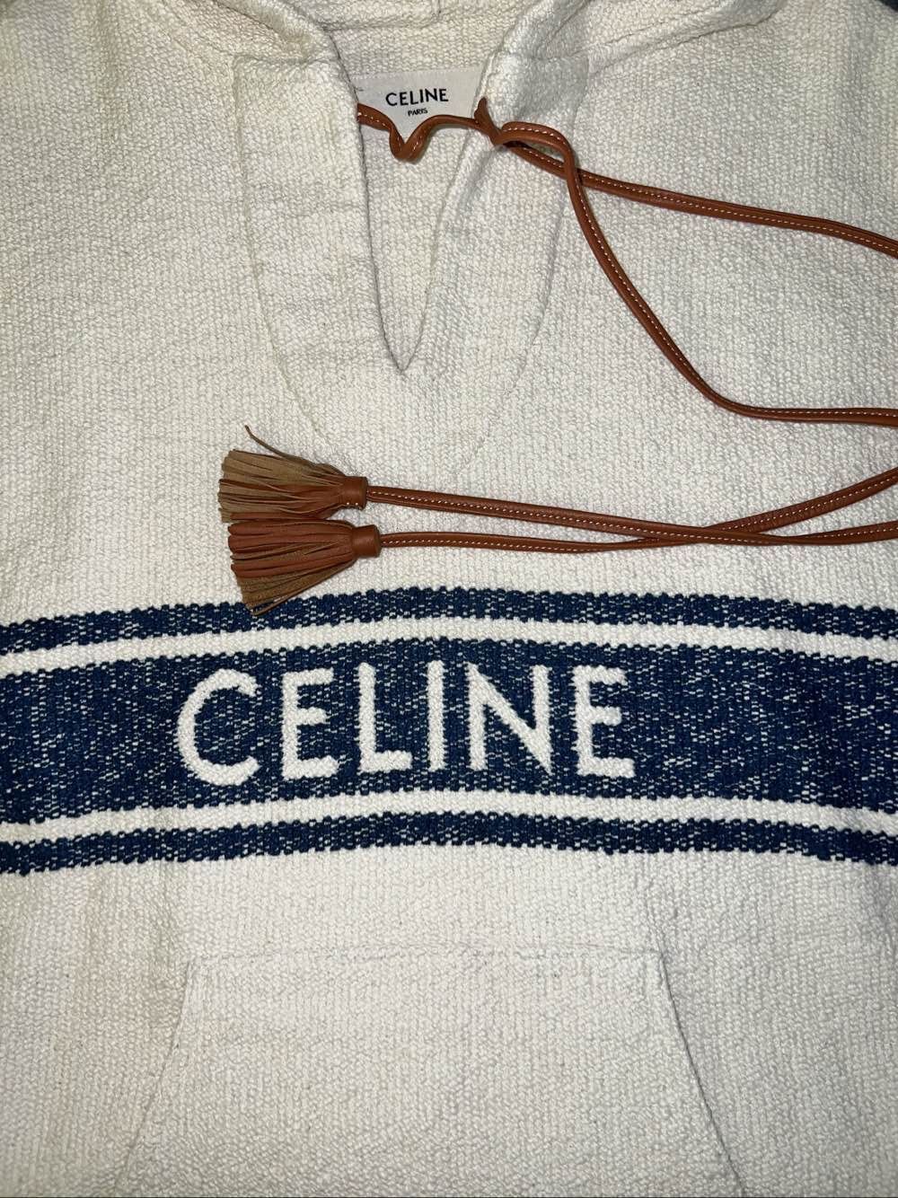Celine CELINE Logo Hooded Poncho Size 38 Size S / US 4 / IT 40 - 6 Thumbnail