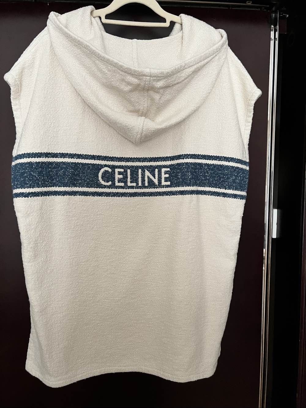 Celine CELINE Logo Hooded Poncho Size 38 Size S / US 4 / IT 40 - 2 Thumbnail