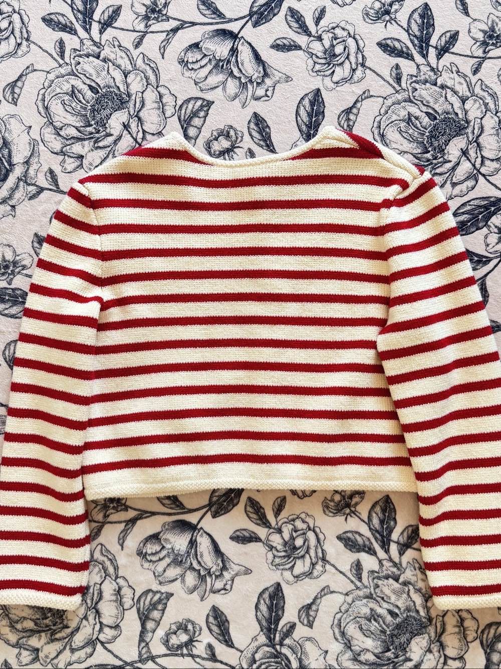 Celine Celine Striped Knit Cardigan Size L Size L / US 10 / IT 46 - 2 Thumbnail