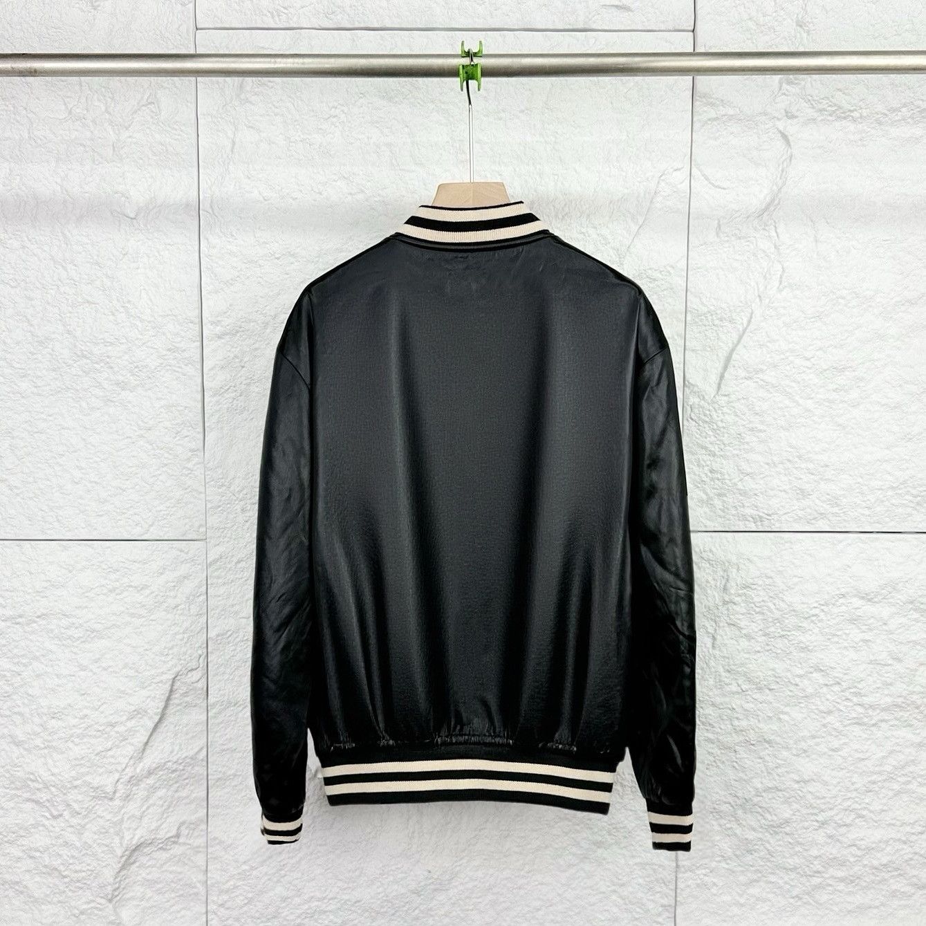 Celine CELINE Triomphe Satin Bomber Jacket Size 36 Size XS / US 0-2 / IT 36-38 - 2 Thumbnail