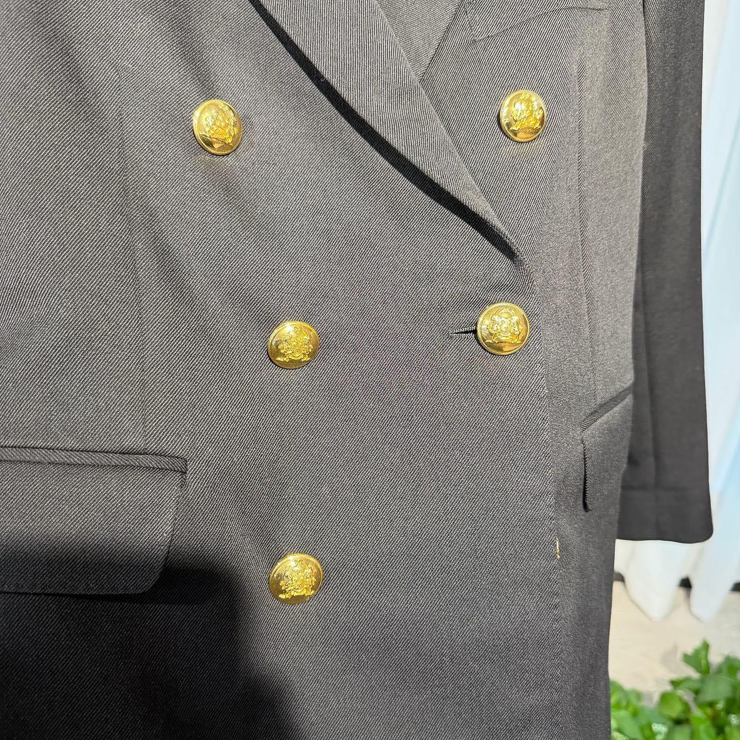 Celine Celine Gold Button Double Breasted Blazer Size 36 Size XS / US 0-2 / IT 36-38 - 5 Thumbnail
