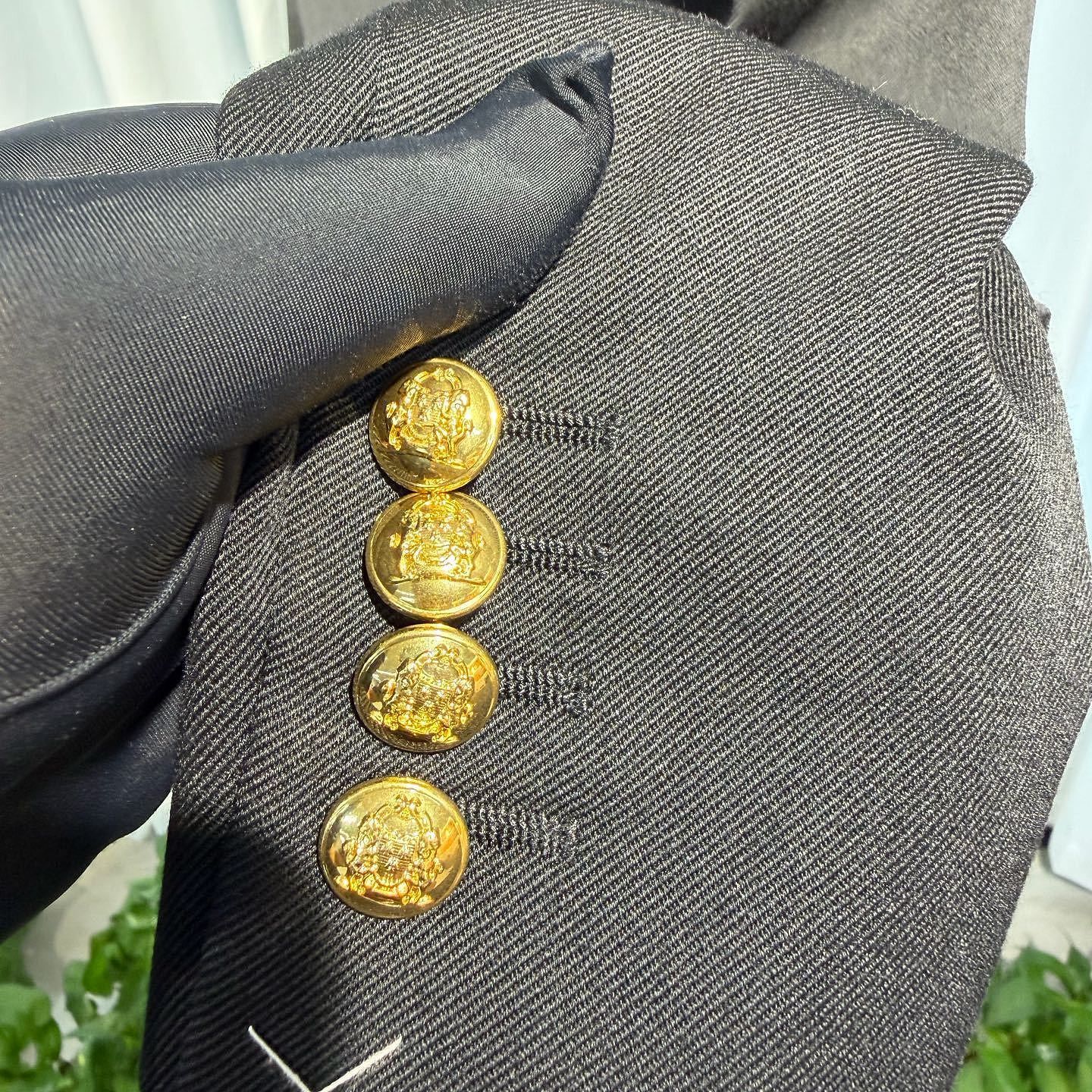 Celine Celine Gold Button Double Breasted Blazer Size 36 Size XS / US 0-2 / IT 36-38 - 6 Thumbnail