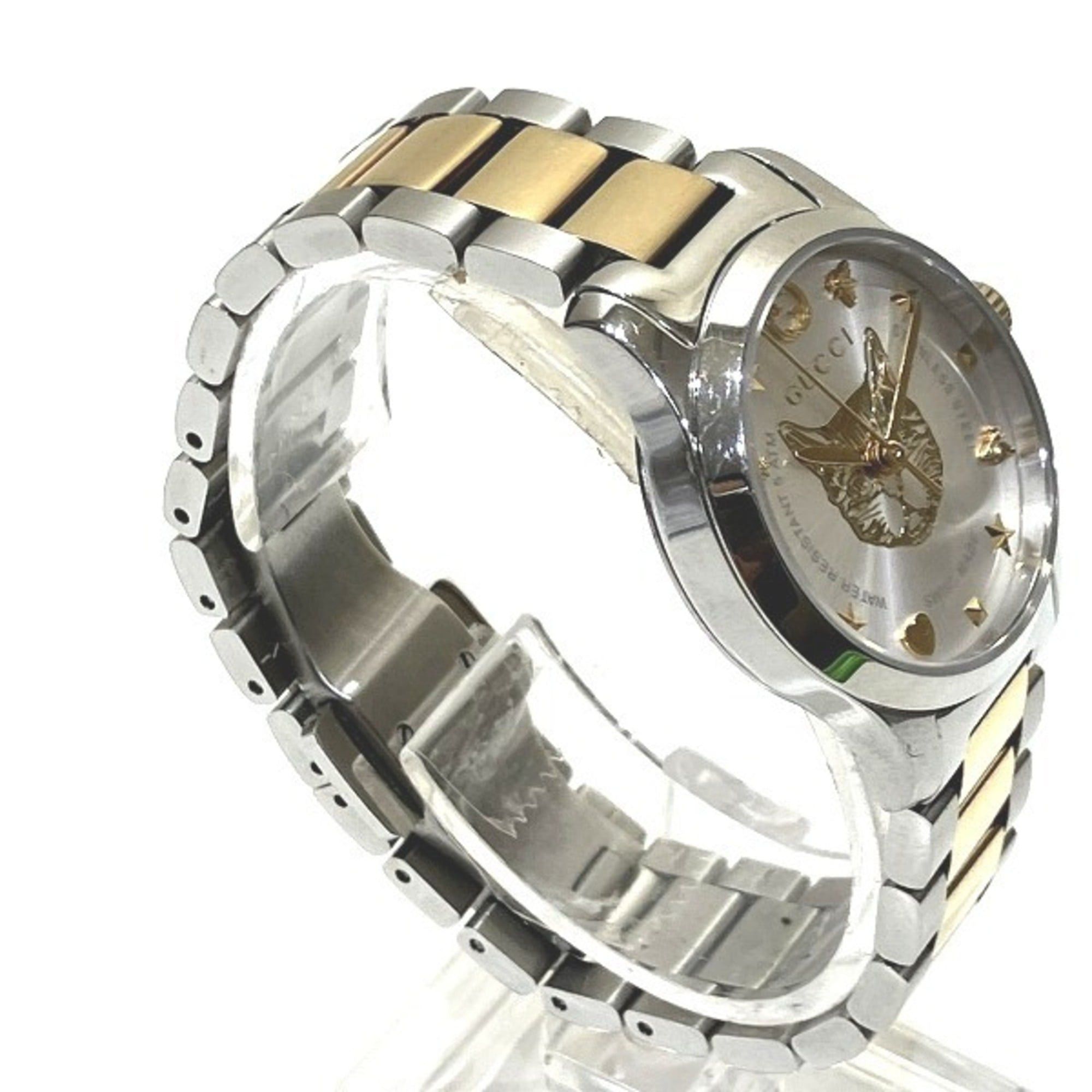 Gucci Gucci G-Timeless 126.5 Quartz Cat Head Watch for Women Size ONE SIZE - 3 Thumbnail