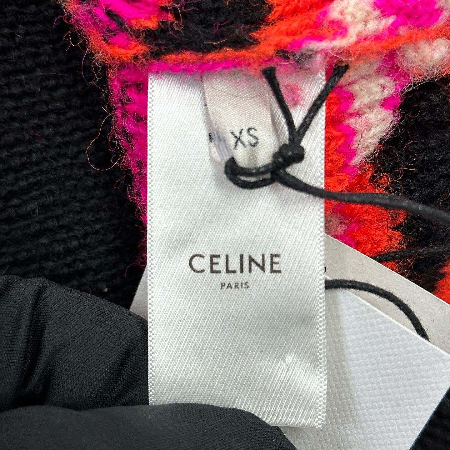 Celine Celine Jacquard Logo V-Neck Cardigan Size XS Size US XS / EU 42 / 0 - 4 Thumbnail