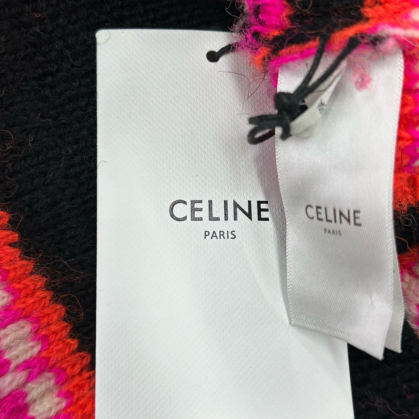 Celine Celine Jacquard Logo V-Neck Cardigan Size XS Size US XS / EU 42 / 0 - 5 Thumbnail