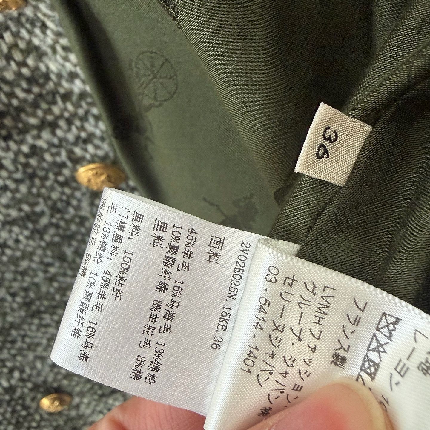 Celine CELINE Tweed 4-Pocket Jacket Size 36 Size XS / US 0-2 / IT 36-38 - 4 Thumbnail