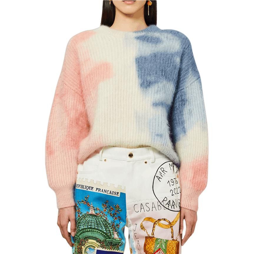Celine CELINE Gradient Mohair Silk Sweater Size L Size L / US 10 / IT 46 - 7 Thumbnail
