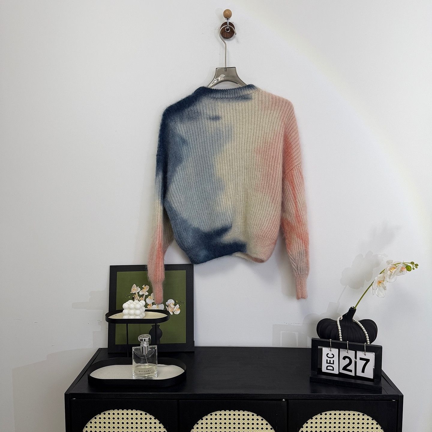 Celine CELINE Gradient Mohair Silk Sweater Size L Size L / US 10 / IT 46 - 2 Thumbnail