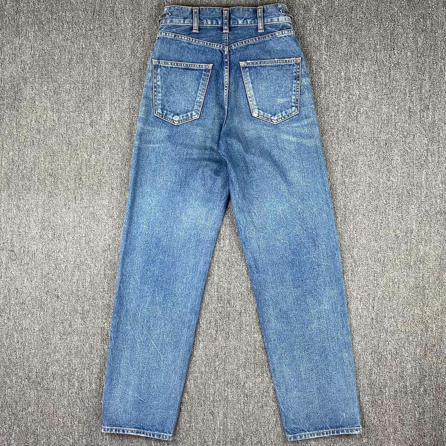 Celine CELINE Triomphe Chain Denim Jeans Size 24 Size 24" / US 00 / IT 34 - 2 Thumbnail