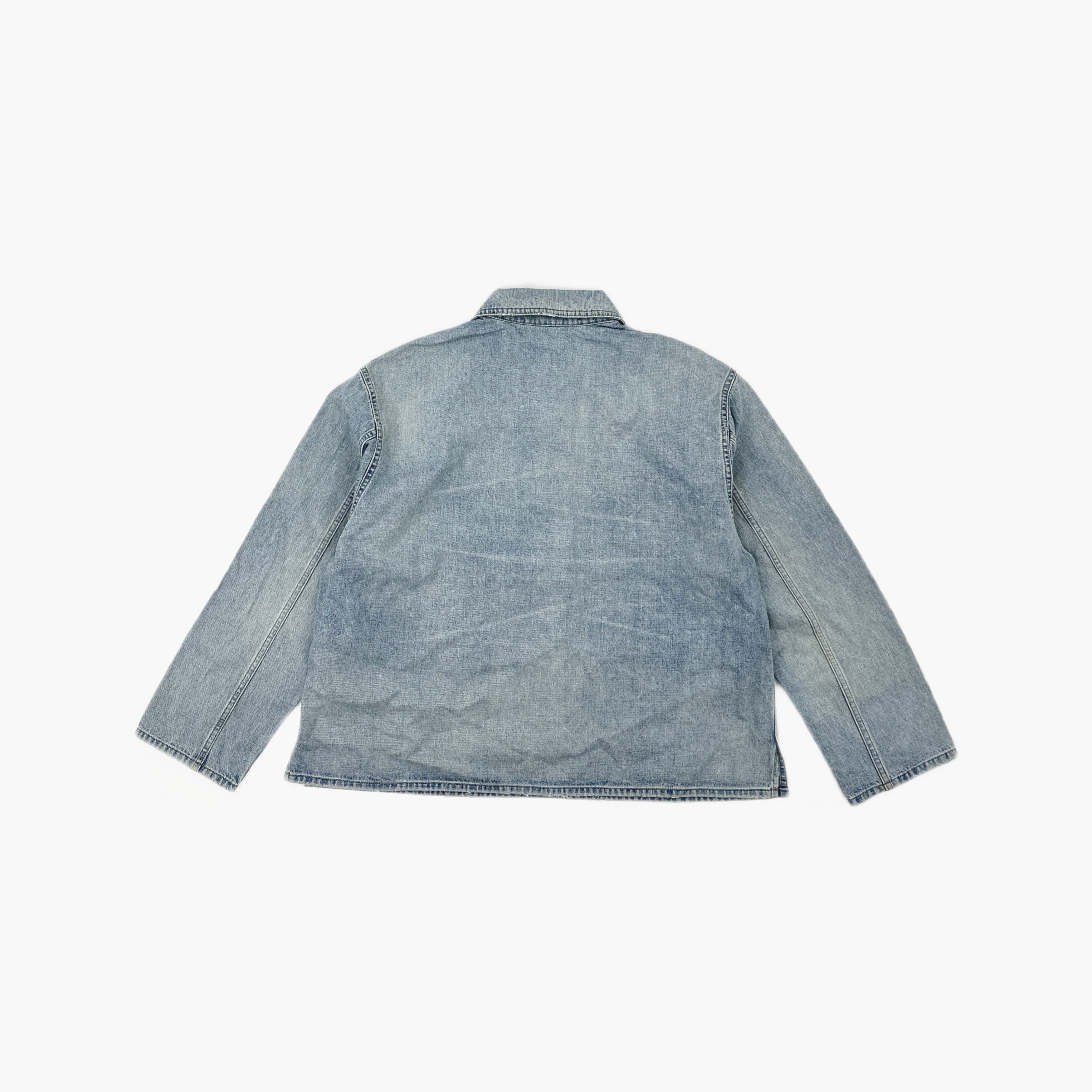 Celine Celine Washed Denim Pullover Jacket Size M Size M / US 6-8 / IT 42-44 - 2 Thumbnail