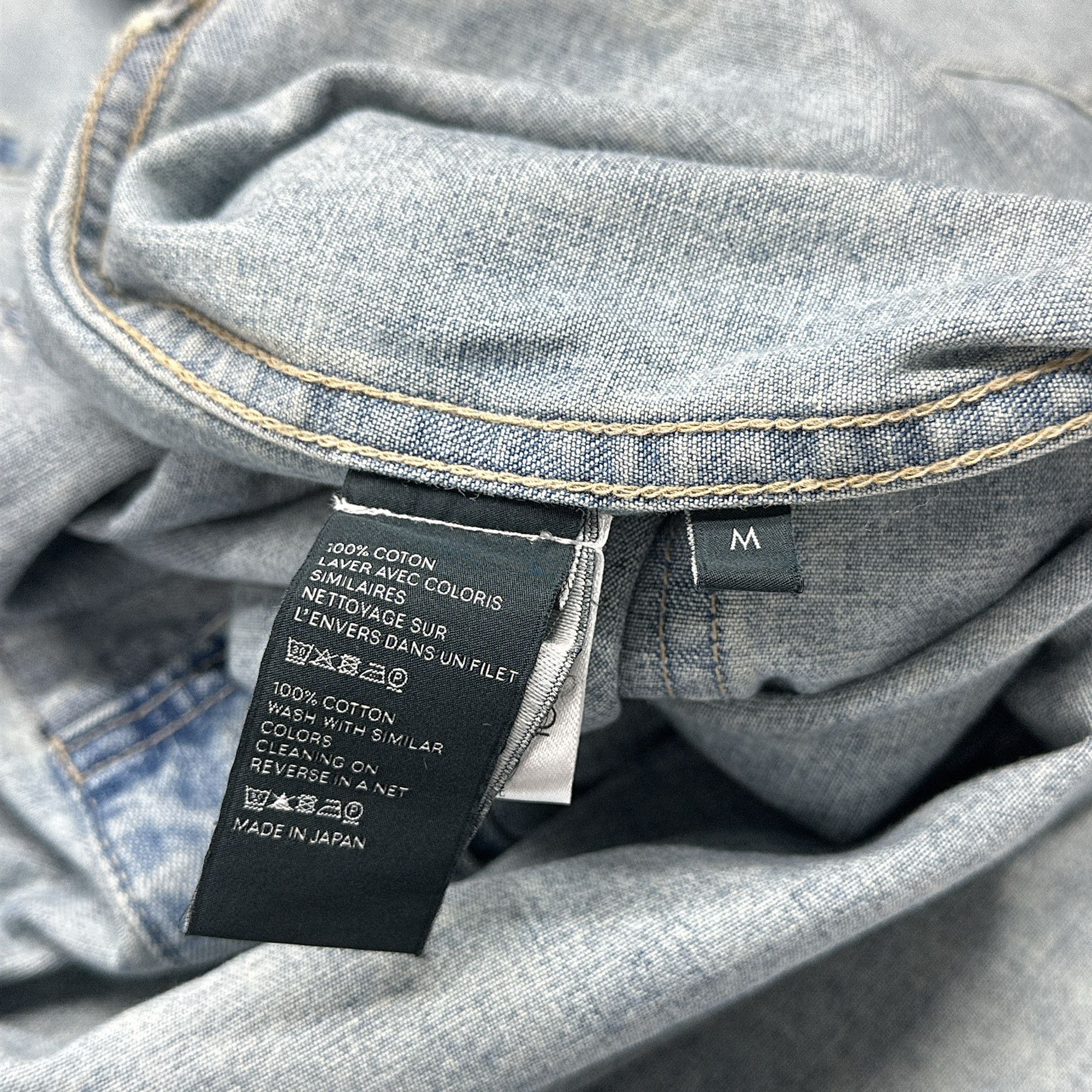 Celine Celine Washed Denim Pullover Jacket Size M Size M / US 6-8 / IT 42-44 - 5 Thumbnail