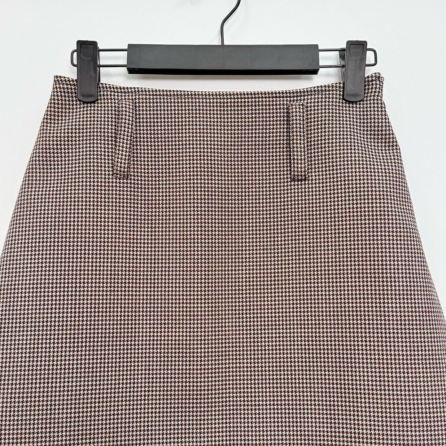 Celine Celine Houndstooth Wool Mini Skirt Size 34 Size 25" / US 0 / IT 36 - 7 Thumbnail
