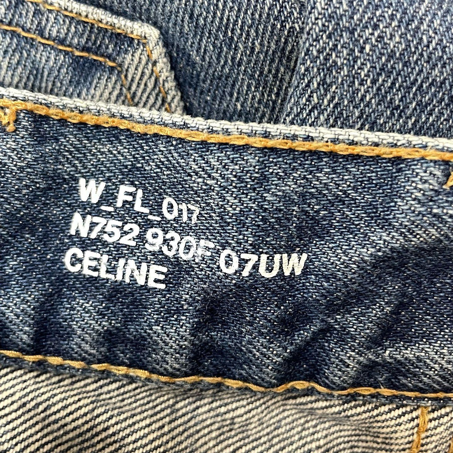 Celine Celine Triomphe Denim Jeans Size 24 Size 24" / US 00 / IT 34 - 3 Thumbnail