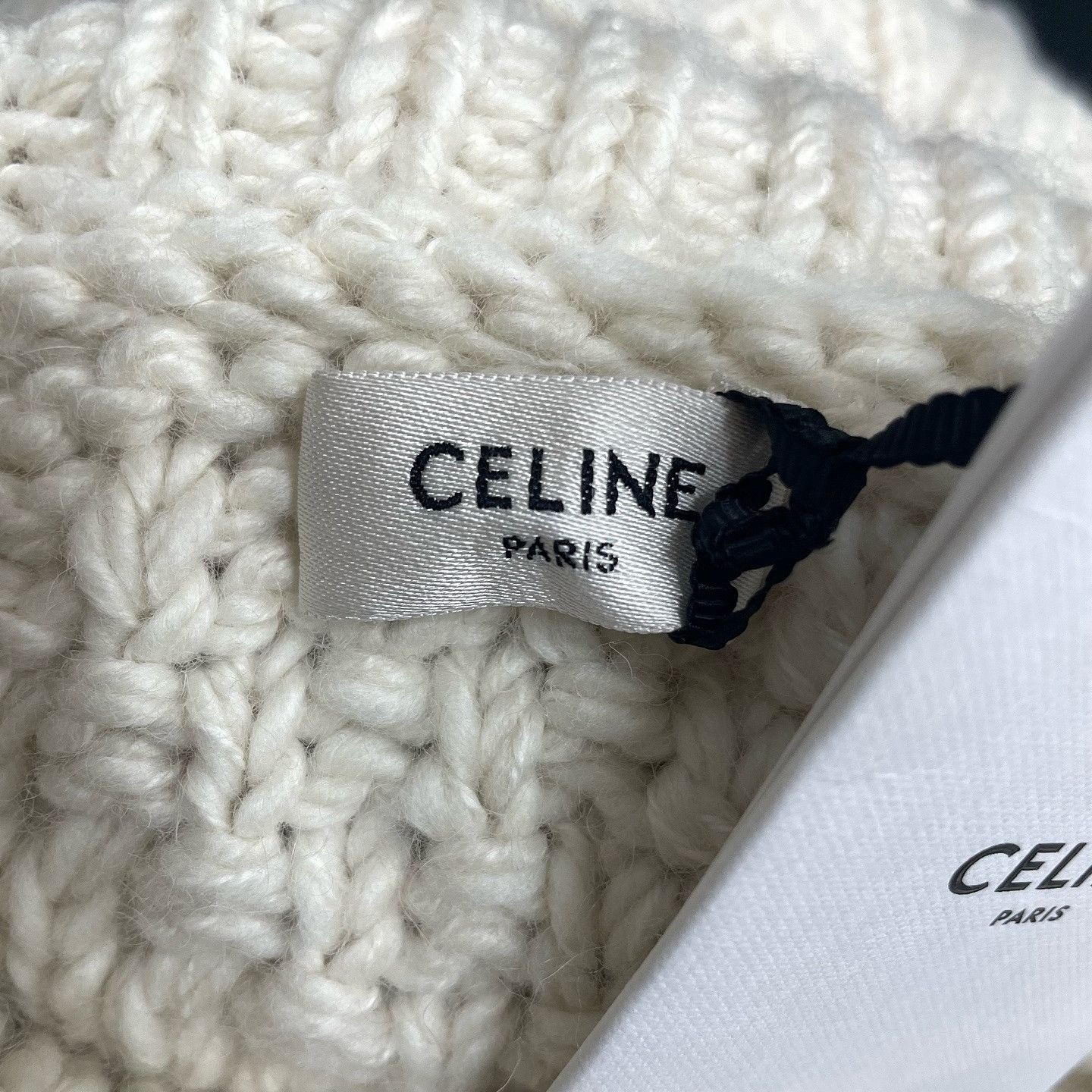 Celine CELINE Cable Knit Turtleneck Sweater Size S Size S / US 4 / IT 40 - 3 Thumbnail