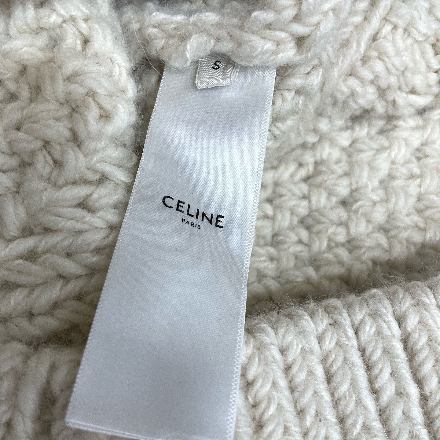 Celine CELINE Cable Knit Turtleneck Sweater Size S Size S / US 4 / IT 40 - 4 Thumbnail