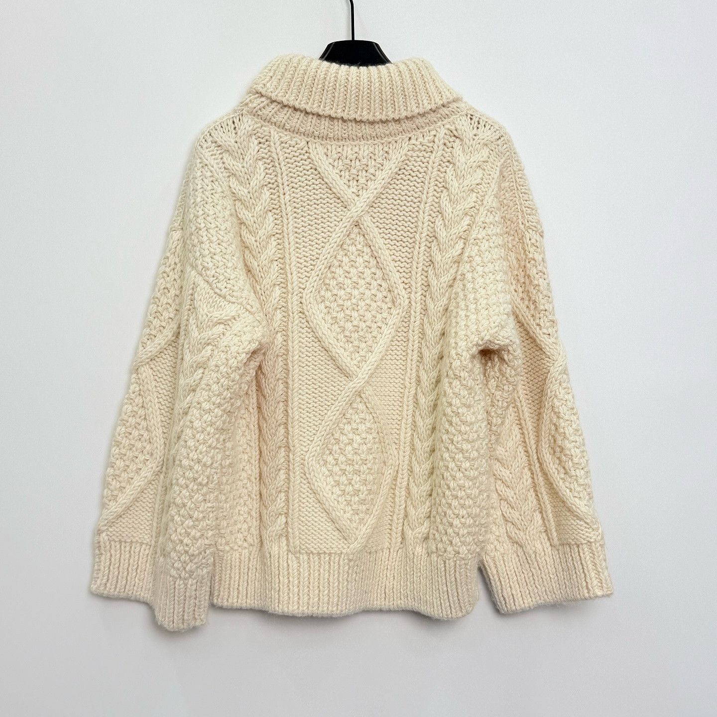 Celine CELINE Cable Knit Turtleneck Sweater Size S Size S / US 4 / IT 40 - 2 Thumbnail