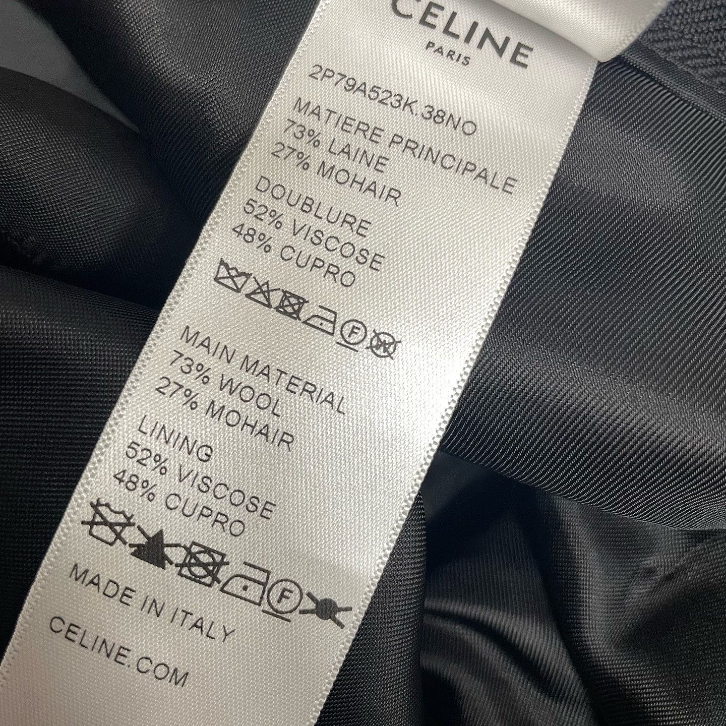 Celine CELINE Wool Mohair Blend Wide Leg Pants Size 38 Size 27" / US 4 / IT 40 - 4 Thumbnail