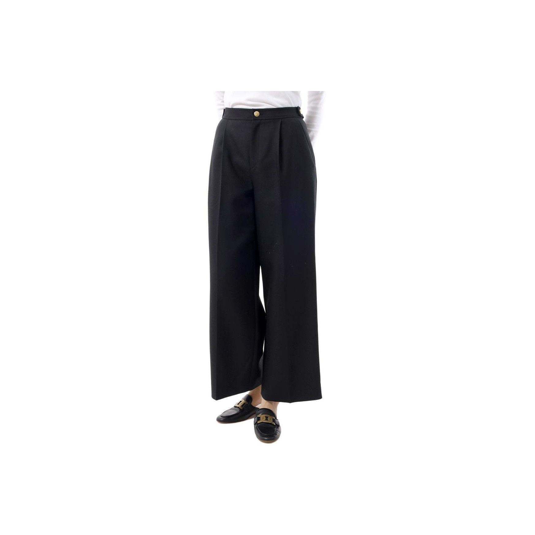 Celine CELINE Wool Mohair Blend Wide Leg Pants Size 38 Size 27" / US 4 / IT 40 - 7 Thumbnail