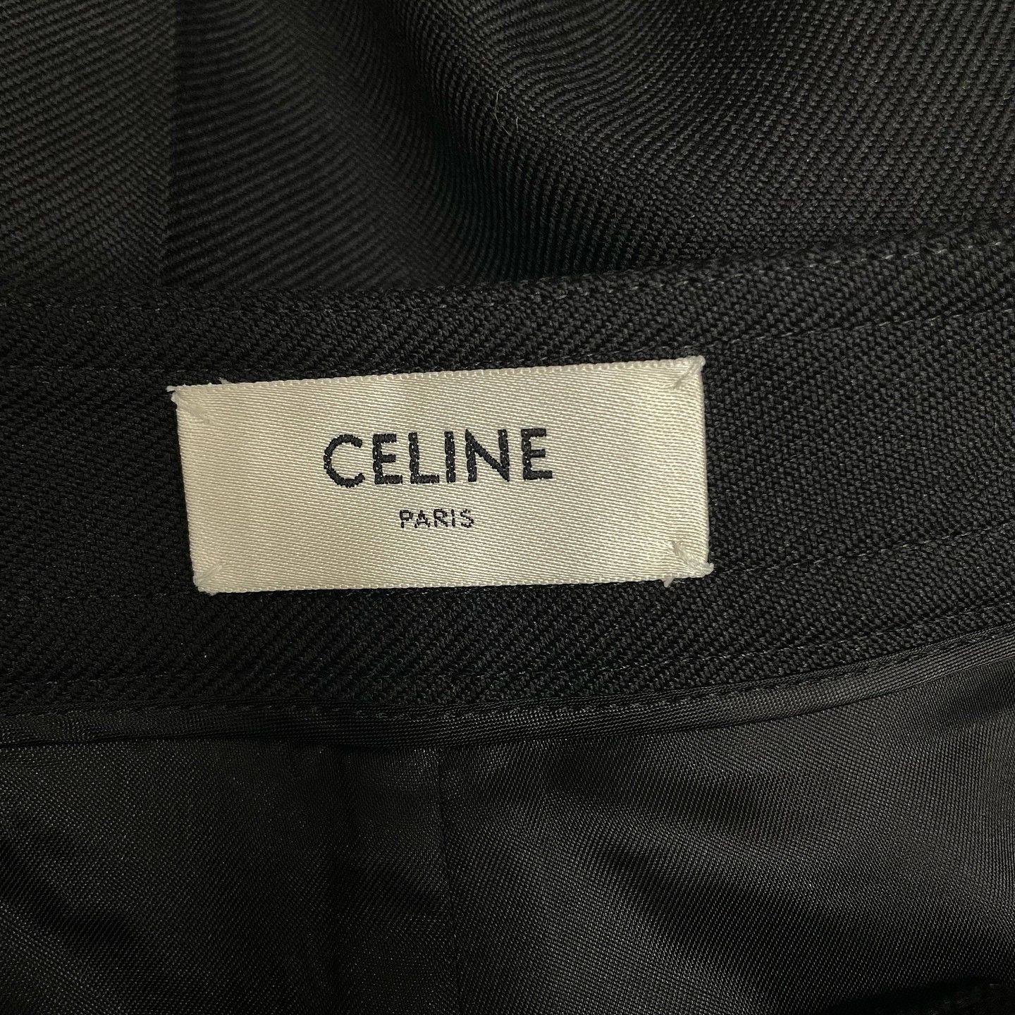 Celine CELINE Wool Mohair Blend Wide Leg Pants Size 38 Size 27" / US 4 / IT 40 - 3 Thumbnail